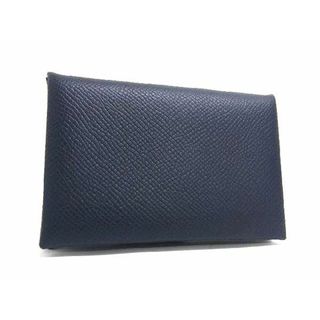 エルメス(Hermes)の■新品■未使用■ HERMES エルメス カルヴィ ヴォーエプソン コインケース コインパース 小銭入れ Z刻印 2021年 ネイビー系 AX3808(長財布)