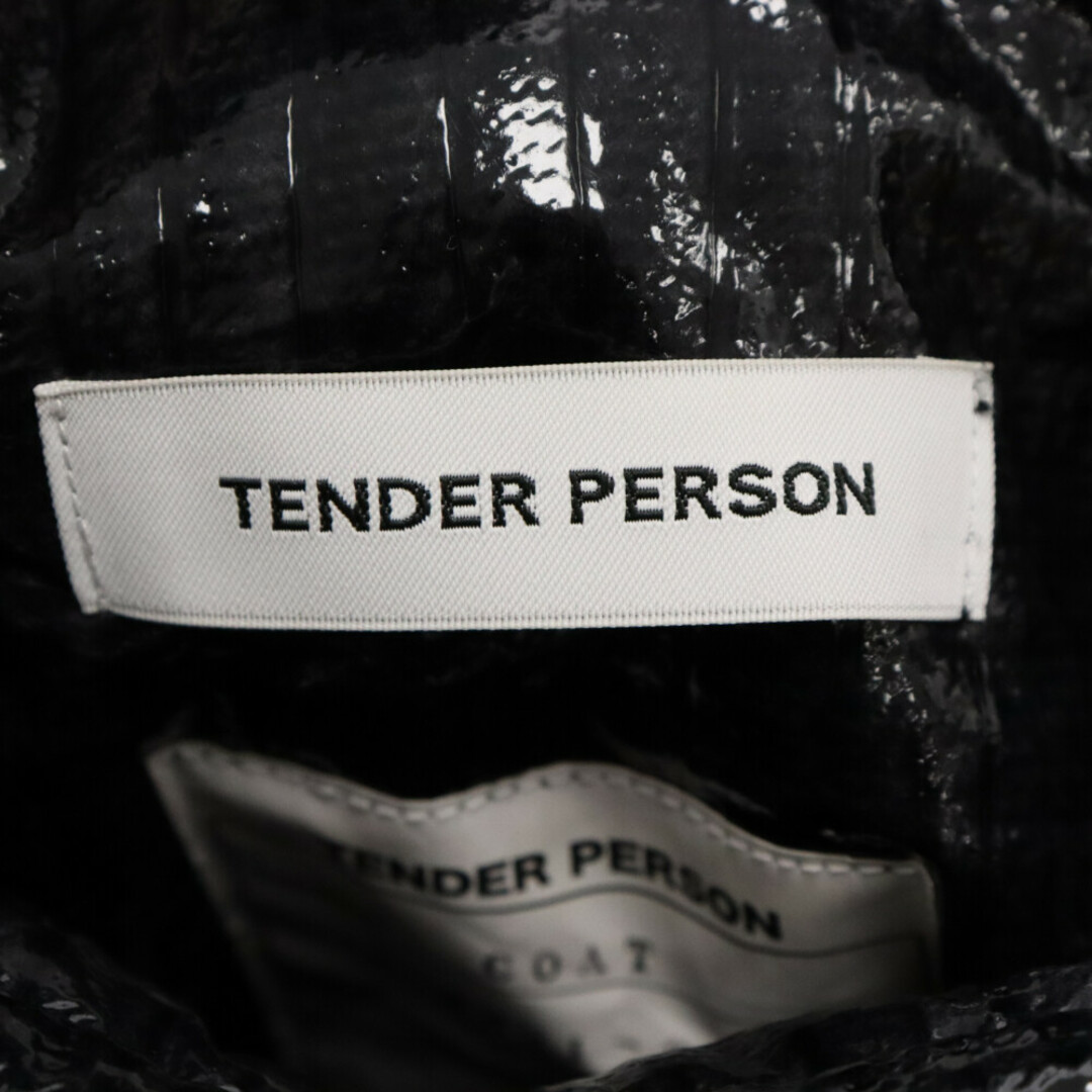 TENDER PERSON テンダーパーソン 21AW PVC MOUTON BUFFALO COAT マウンテン バッファロー コート ブラック SC-OU-1201 メンズのジャケット/アウター(フライトジャケット)の商品写真