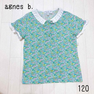 agnes b. - アニエスベー　花柄　フリル　Tシャツ　トップス　女の子　120