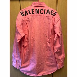 Balenciaga - 正規 19SS BALENCIAGA バレンシアガ バックロゴ シャツ