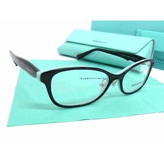 Tiffany & Co. - ■新品同様■ TIFFANY＆Co ティファニー TF2187-D 8055 メガネ 眼鏡 レディース ブラック系 FA7809 