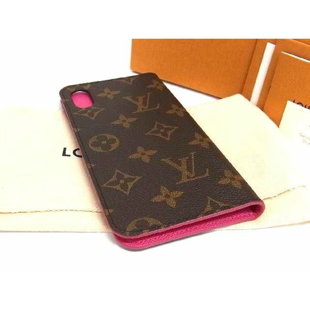 LOUIS VUITTON(ルイヴィトン)の■極美品■ LOUIS VUITTON ルイヴィトン M67481 モノグラム フォリオ iPhoneXS Max対応 スマホケース アイフォンケース ブラウン系 AW5326 メンズのファッション小物(その他)の商品写真