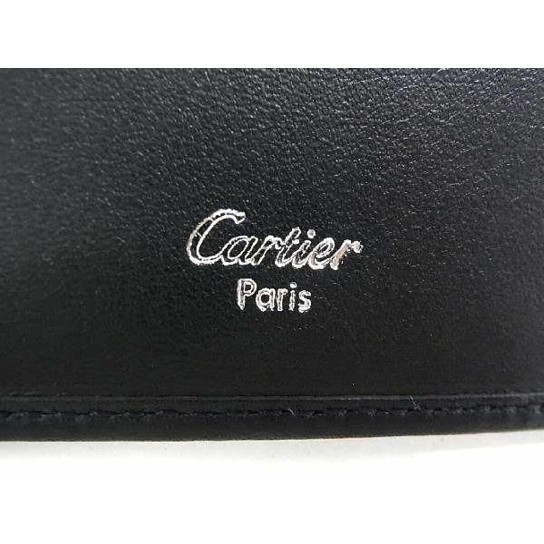 Cartier(カルティエ)の■新品同様■ Cartier カルティエ トリニティ レザー 三つ折り 財布 ウォレット レディース ブラック系 BJ0713  レディースのファッション小物(財布)の商品写真