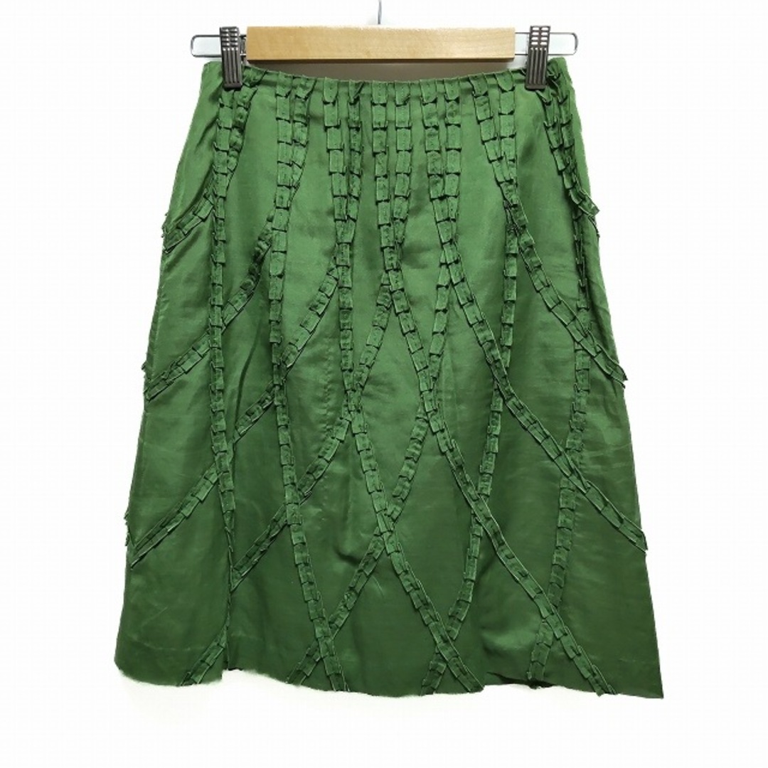 Sybilla(シビラ)のSybilla(シビラ) スカート サイズM レディース美品  - グリーン ひざ丈 レディースのスカート(その他)の商品写真