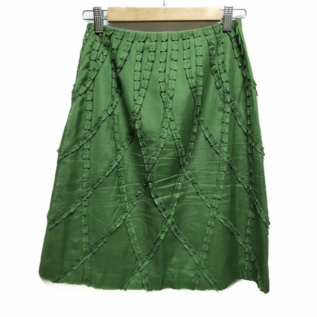 Sybilla(シビラ)のSybilla(シビラ) スカート サイズM レディース美品  - グリーン ひざ丈 レディースのスカート(その他)の商品写真