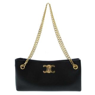 セリーヌ(celine)のCELINE(セリーヌ) ショルダーバッグ美品  ミディアム ニュースペーパーバッグ ( 114253FDU.38NO 黒 カーフスキン(ショルダーバッグ)