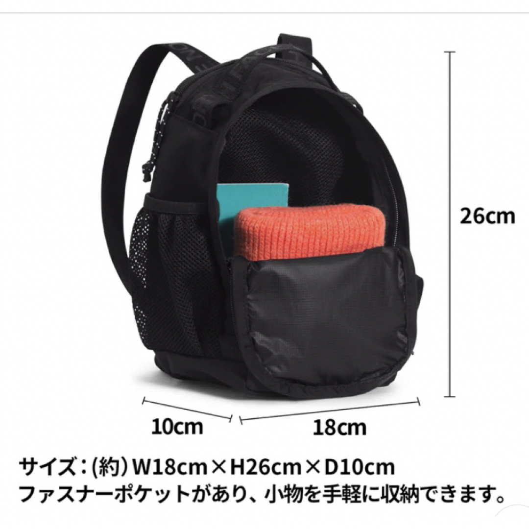 THE NORTH FACE(ザノースフェイス)の韓国ノースフェイスミニリュックバックパックBOZERMINIBACKPACK 黒 レディースのバッグ(リュック/バックパック)の商品写真