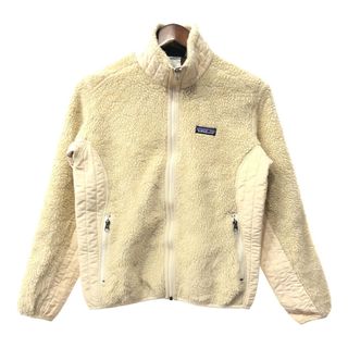 パタゴニア(patagonia)の00年代 patagonia パタゴニア Retro-X レトロX フリースジャケット アウトドア ベージュ (レディース M) 中古 古着 Q5268(その他)