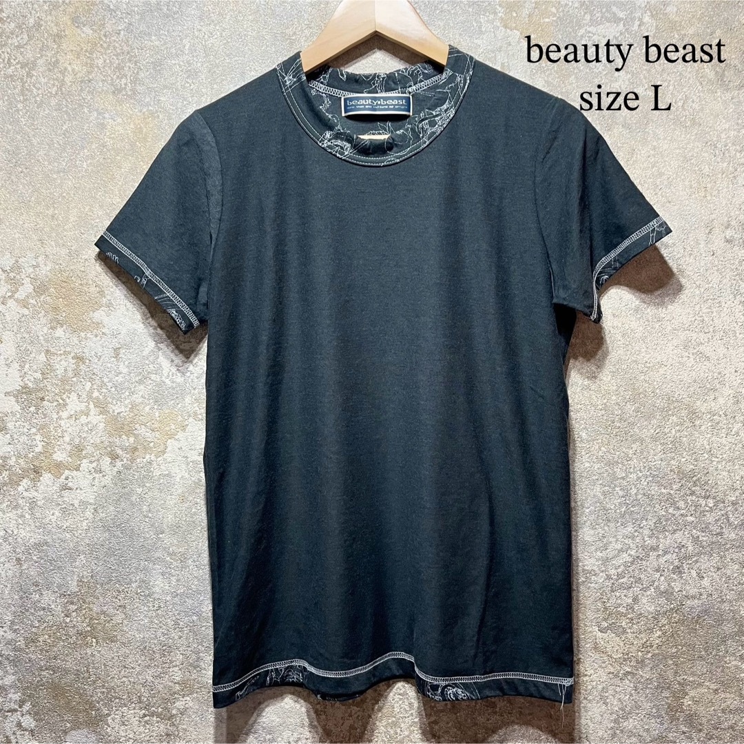 beauty beast ビューティービースト 半袖 Tシャツ スカル beauty beast ビューティービースト 半袖 Tシャツ スカル