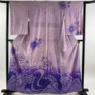 訪問着 身丈161cm 裄丈62cm 正絹 美品 秀品 【中古】(着物)