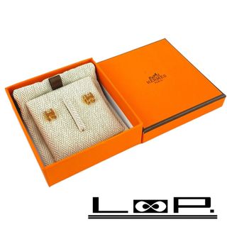 エルメス(Hermes)の■未使用■2024年　エルメス ミニ ポップアッシュ ピアス ゴールド 箱 【143854】(ピアス)