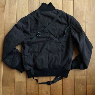 ヘルムートラング(HELMUT LANG)の新品未使用　Helmut Lang  ハイネックボンテージボンバージャケット (ミリタリージャケット)