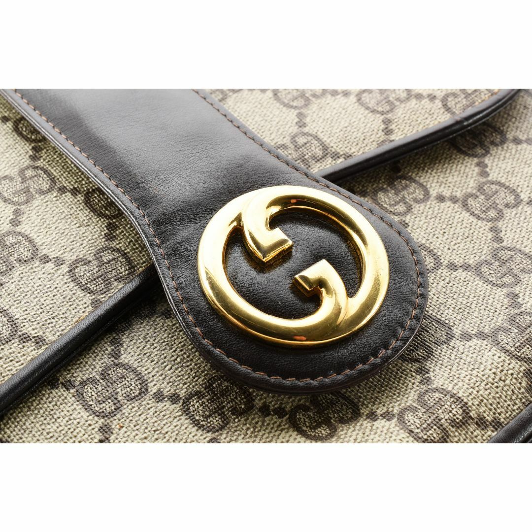 Gucci(グッチ)の【レア美品】オールドグッチ GUCCI GG インターロッキング ハンドバック レディースのバッグ(ハンドバッグ)の商品写真