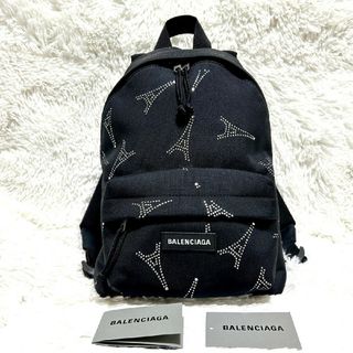 Balenciaga - 美品　バレンシアガ　エッフェル塔　リュック　バックパック　ラインストーン　黒