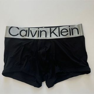 カルバンクライン(Calvin Klein)のカルバンクライン　メンズローライズボクサー　S(XS) 黒　ナイロンストレッチ(ボクサーパンツ)