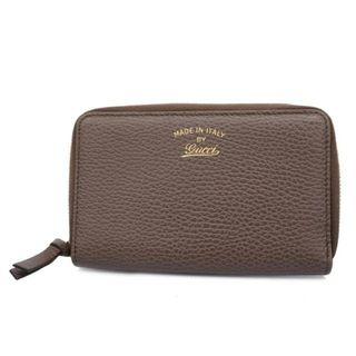 グッチ(Gucci)の【4ic3965】グッチ 財布/354497/レザー/ピンク/ブラウン/シャンパンゴールド金具 【中古】 メンズ/レディース/ユニセックス(財布)