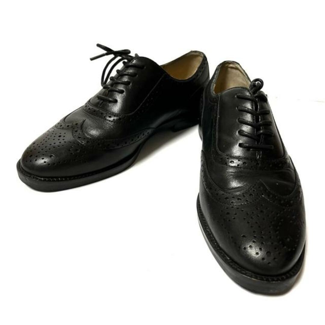 Ralph Lauren(ラルフローレン)のRalphLauren(ラルフローレン) シューズ 5.5B レディース 黒 ウイングチップ レザー レディースの靴/シューズ(その他)の商品写真