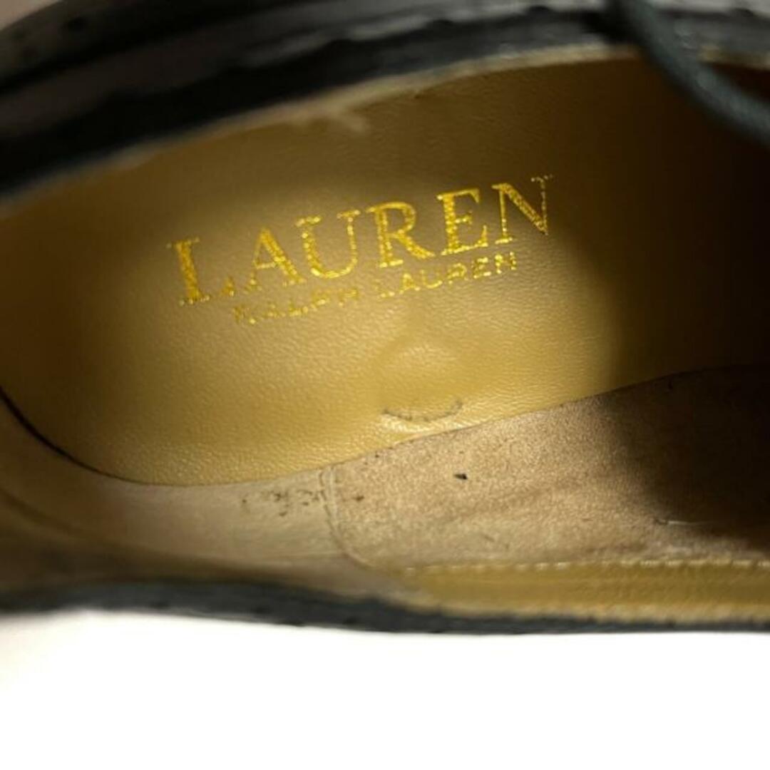 Ralph Lauren(ラルフローレン)のRalphLauren(ラルフローレン) シューズ 5.5B レディース 黒 ウイングチップ レザー レディースの靴/シューズ(その他)の商品写真