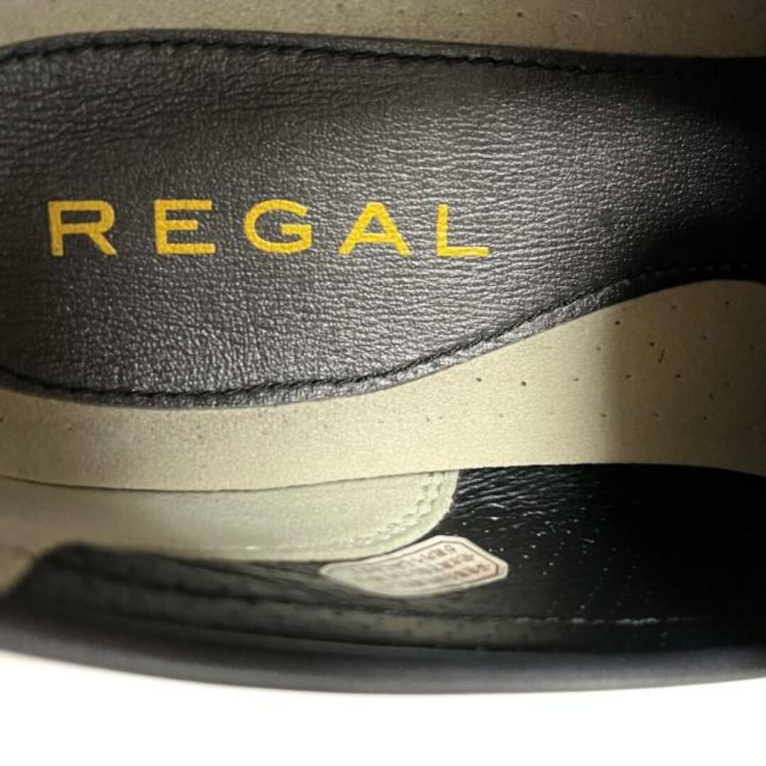 REGAL(リーガル)のREGAL(リーガル) ローファー 24.5 レディース 黒×シルバー ビットローファー レザー レディースの靴/シューズ(ローファー/革靴)の商品写真