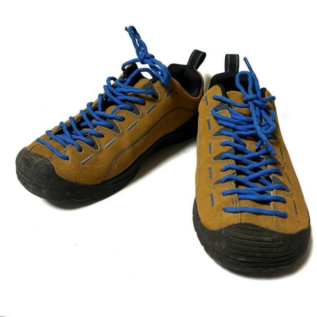 KEEN(キーン)のKEEN(キーン) スニーカー 26.5 メンズ ライトブラウン×黒×ブルー ロゴ スエード メンズの靴/シューズ(スニーカー)の商品写真