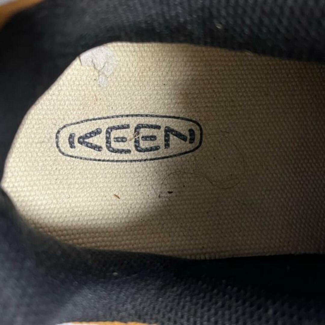 KEEN(キーン)のKEEN(キーン) スニーカー 26.5 メンズ ライトブラウン×黒×ブルー ロゴ スエード メンズの靴/シューズ(スニーカー)の商品写真