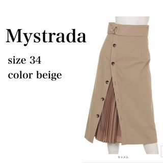 Mystrada - マイストラーダ デザインプリーツタイトスカート