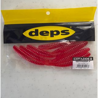 デプス(deps)のデプス Deps デスアダー 4インチ #17 クリアレッド(ルアー用品)