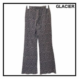 GLACIER - グラシア　カジュアルワイドパンツ　ドット柄　レディース　ウエストゴム　Lサイズ