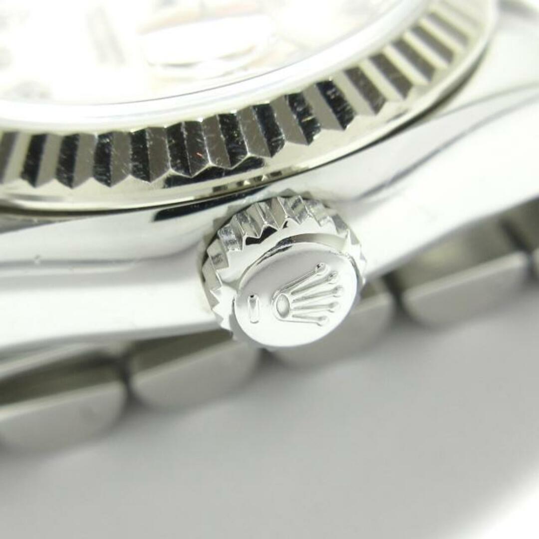 ROLEX(ロレックス)のROLEX(ロレックス) 腕時計 デイトジャスト 179174NG レディース K18WG×SS/シェル文字盤/10P新型ダイヤ/21コマ+余りコマ×1/ランダムルーレット ホワイトシェル  レディースのファッション小物(腕時計)の商品写真