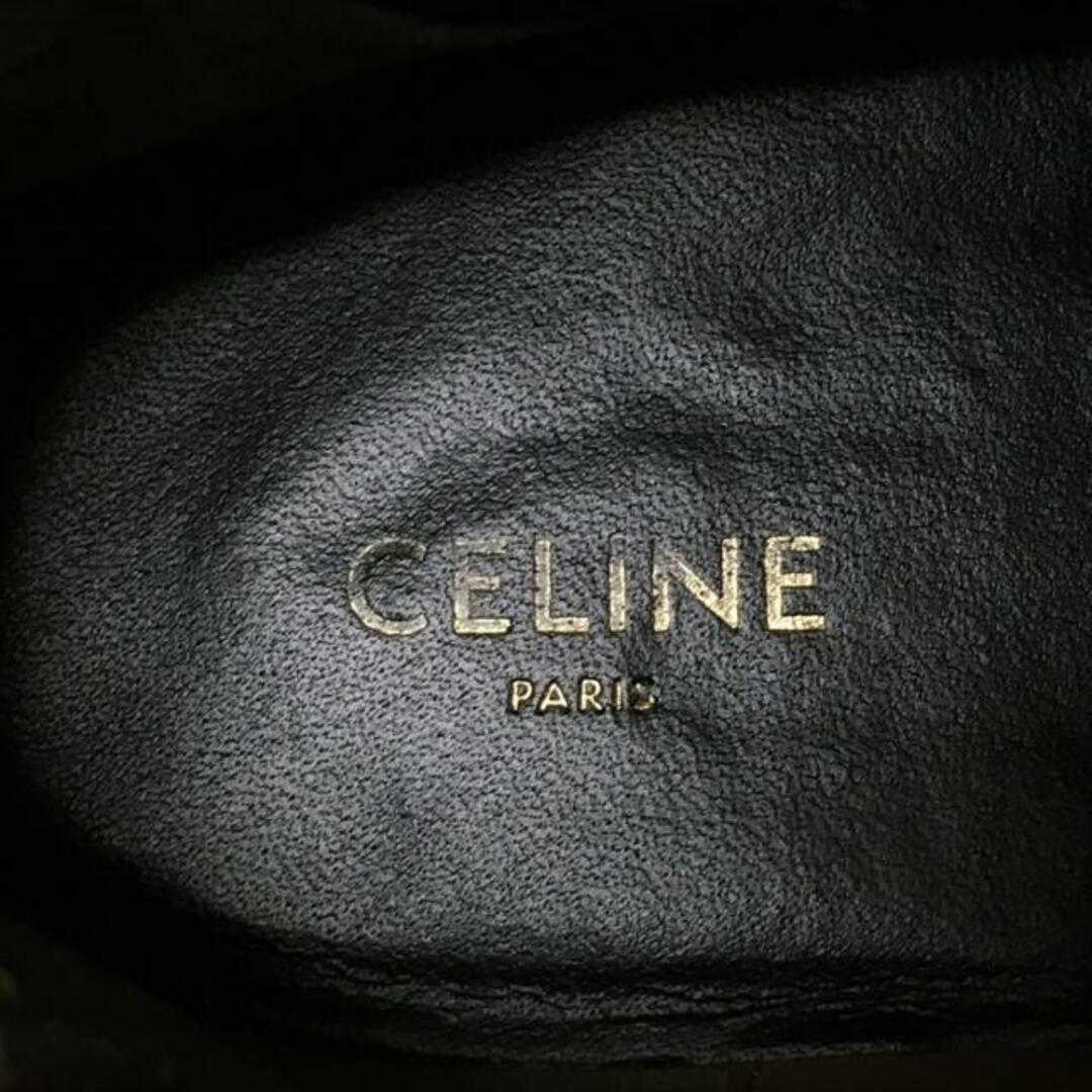 celine(セリーヌ)のCELINE(セリーヌ) ショートブーツ 38 レディース - 黒 サイドゴア レザー レディースの靴/シューズ(ブーツ)の商品写真