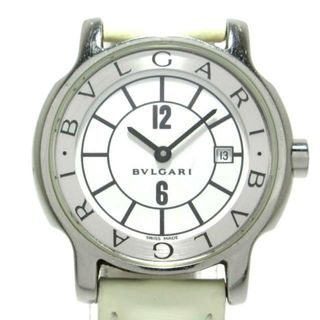 ブルガリ(BVLGARI)のBVLGARI(ブルガリ) 腕時計 ソロテンポ ST29S レディース 白×シルバー(腕時計)