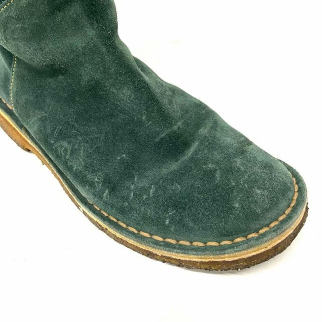 CAMPER(カンペール)のCAMPER(カンペール) ロングブーツ 39 レディース グリーン スエード レディースの靴/シューズ(ブーツ)の商品写真