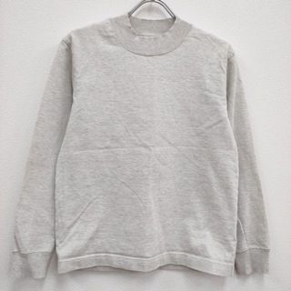 エムエイチエル(MHL.)のMHL. 595-6269504 サイズ2 コットン 長袖Ｔシャツ カットソー ロンＴ ライトグレー レディース エムエイチエル【中古】4-0508M♪(カットソー(長袖/七分))