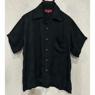 エビス(EVISU)の＊YAMANE EVISU シャドー 和柄 総柄 レーヨン アロハシャツ 40(シャツ)