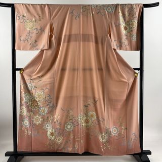 訪問着 身丈158.5cm 裄丈67cm 正絹 秀品 【中古】(着物)