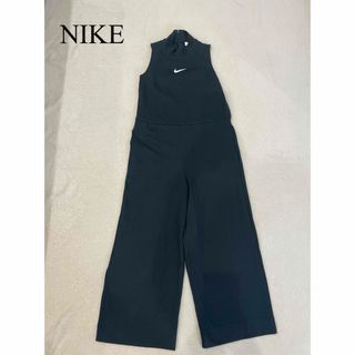 ナイキ(NIKE)のナイキ　ワンポイントスウッシュ モックネックサロペット(サロペット/オーバーオール)