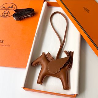 Hermes - 新品 エルメス ペガサス ロデオ チャーム ソーゴールド