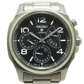 セイコー(SEIKO)のSEIKO(セイコー) 腕時計 ブライツ 4S27-00B0 メンズ 裏スケ/チタン/レトログラード 黒(その他)