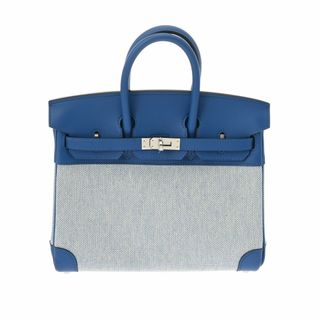 エルメス(Hermes)の未使用 エルメス HERMES レディース ハンドバッグ エクリュブルービル/ブルーフランス /パラジウム金具 ヴォースイフト /トワルアッシュ(ハンドバッグ)