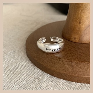 【早い者勝ち】ユニセックス シンプル シルバー リング 韓国 プレゼント(リング(指輪))