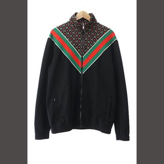 グッチ(Gucci)のグッチ GUCCI 19AW GG スター ジャージ トラック ジャケット S黒(ブルゾン)