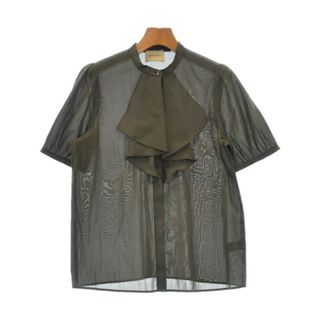 ユナイテッドアローズ(UNITED ARROWS)のUNITED ARROWS ユナイテッドアローズ ブラウス -(XL位) グレー 【古着】【中古】(シャツ/ブラウス(長袖/七分))