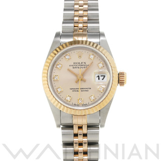 ロレックス(ROLEX)の中古 ロレックス ROLEX 69173G W番(1995年頃製造) シャンパン /ダイヤモンド レディース 腕時計(腕時計)