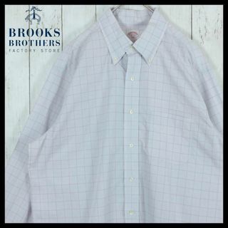 ブルックスブラザース(Brooks Brothers)の【希少】ブルックスブラザーズ シャツ チェック ノンアイロン オックスフォード(シャツ)