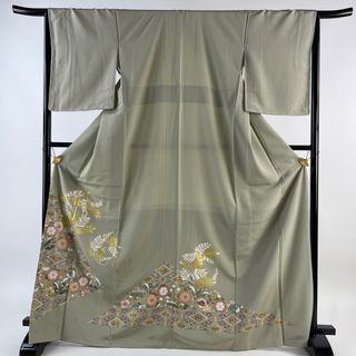 色留袖 身丈169cm 裄丈66.5cm 正絹 秀品 【中古】(着物)