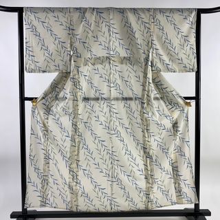 小紋 身丈156cm 裄丈65cm 正絹 美品 名品 【中古】(着物)