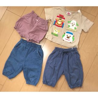 アカチャンホンポ - 夏服セット　パンツ　Tシャツ　80サイズ