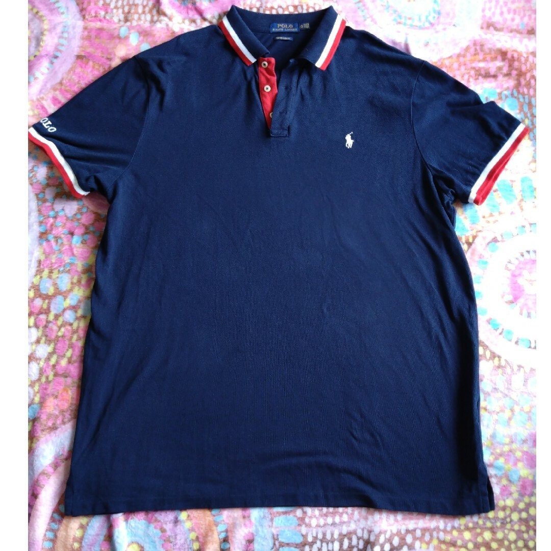 POLO RALPH LAUREN(ポロラルフローレン)の超美品★ポロラルフローレン　カスタムスリムフィット　ポロシャツ　XXL 3L メンズのトップス(ポロシャツ)の商品写真