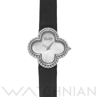 Van Cleef & Arpels - 中古 ヴァン クリーフ&アーペル Van Cleef & Arpels 336574 ホワイトシェル レディース 腕時計