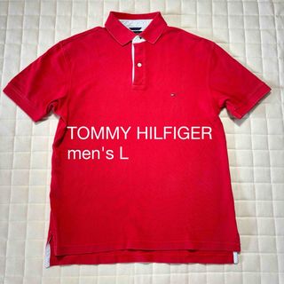 トミーヒルフィガー(TOMMY HILFIGER)のトミーヒルフィガー メンズ ポロシャツ ワンポイント刺繍(ポロシャツ)